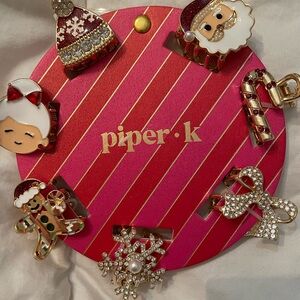 Christmas hair clips